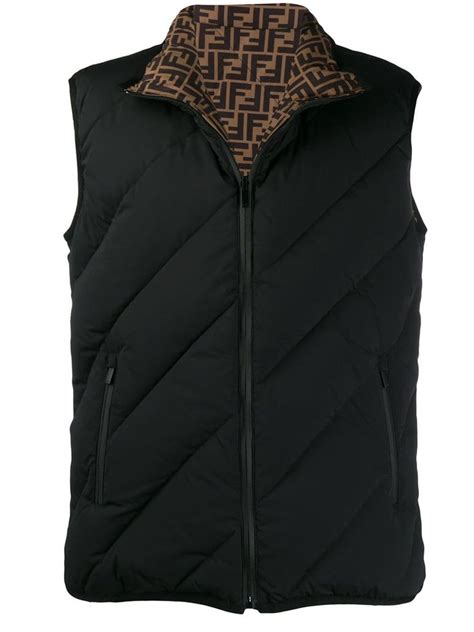 fendi reversible gilet|Vest .